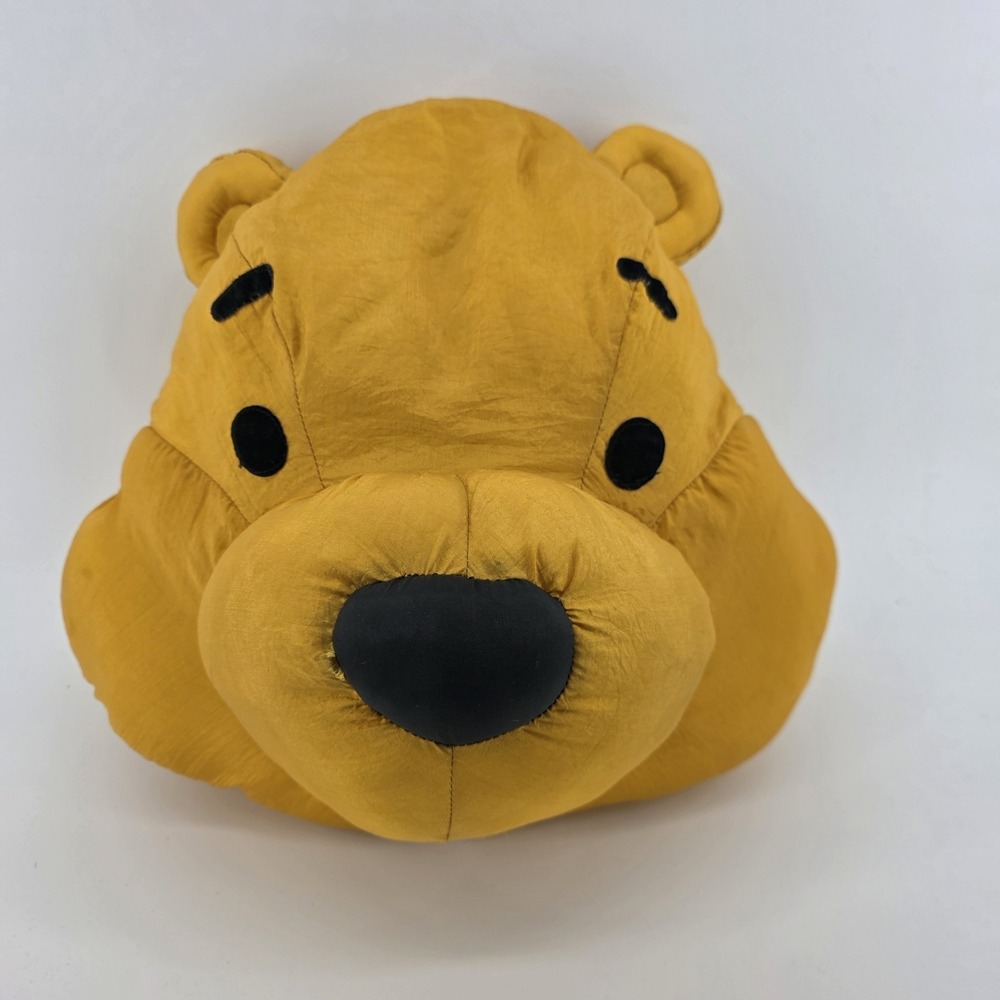 Disney Winnie Pooh Puffalump 12" Hanging Pillow Head Face Plush